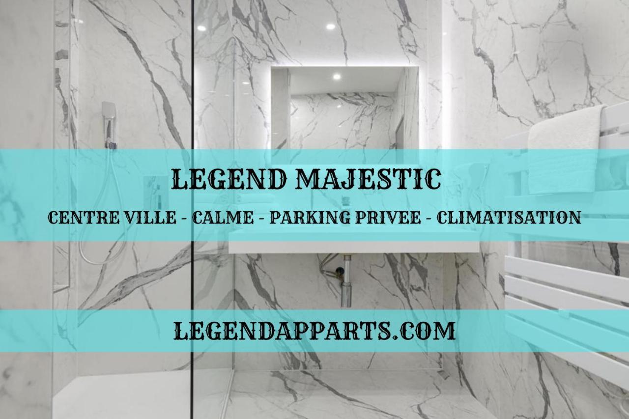 Legend Majestic - Parking Prive Gratuit- Climatisation - Gare - Centre Ville Macon Exterior photo
